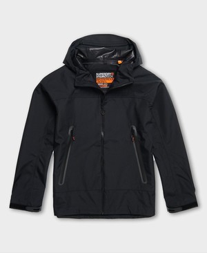 Superdry Hydrotech Waterproof Férfi Kabát Fekete | ZMOWF5632